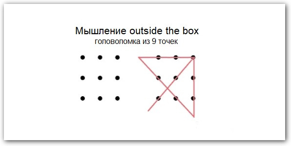головоломка из 9 точек